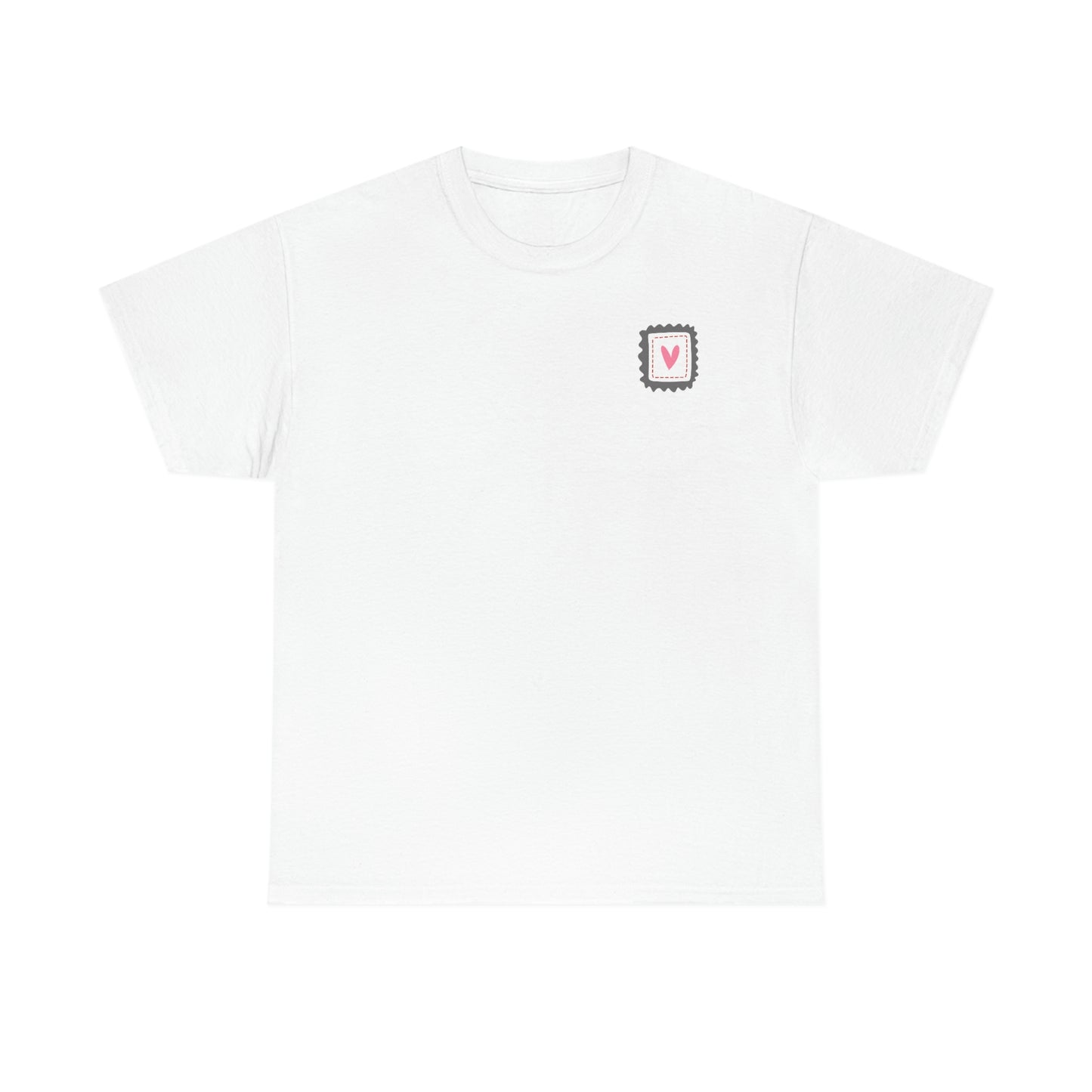 "Love Stamp" Front/Back Design Unisex Heavy Cotton Tee