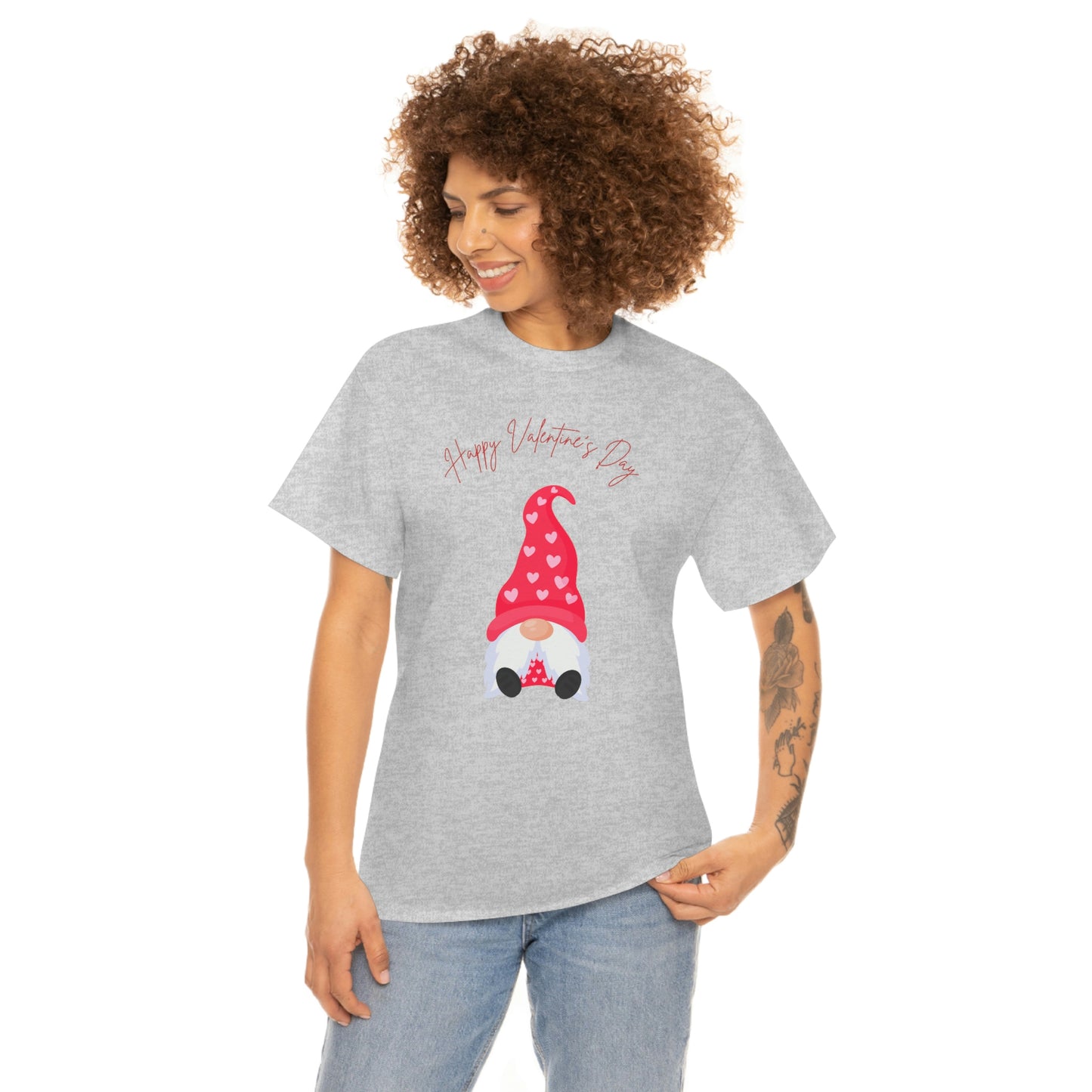"Happy Valentine's Day" Unisex Heavy Cotton Tee