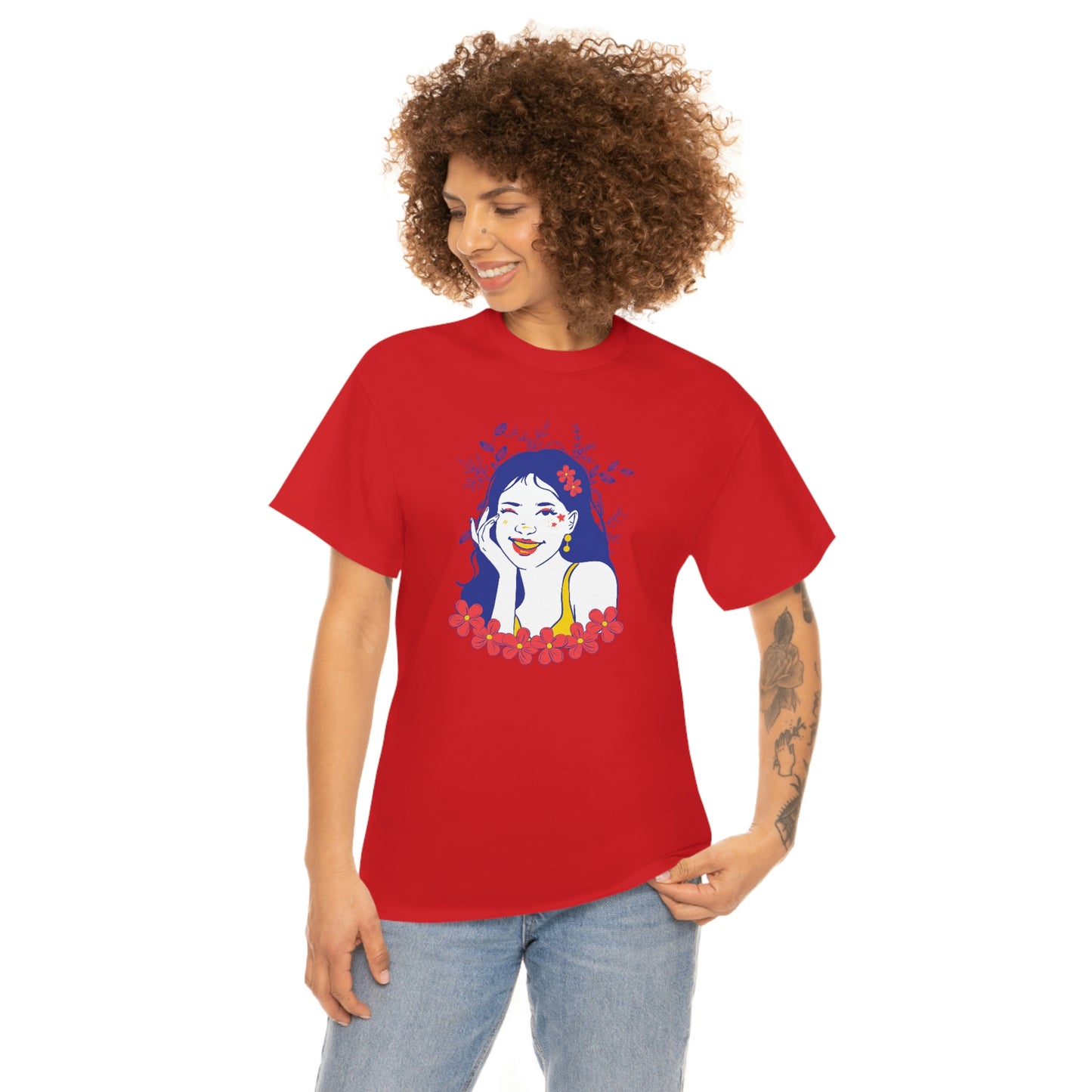 "Sunny Smiles" Unisex Heavy Cotton Tee
