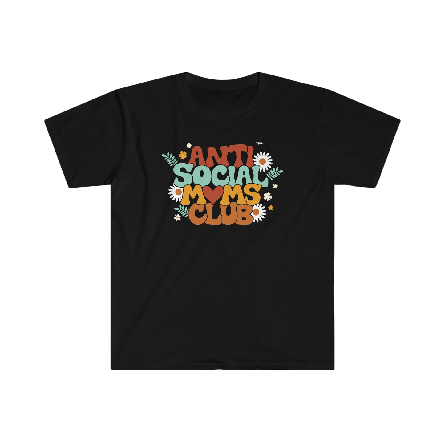 "Anti Social Moms Club" Unisex Softstyle T-Shirt