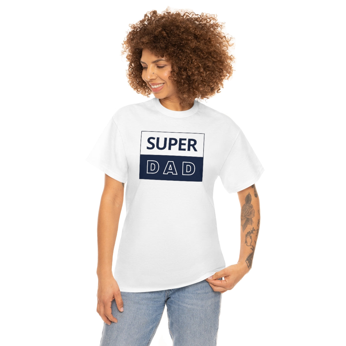"Super Dad" Unisex Heavy Cotton Tee