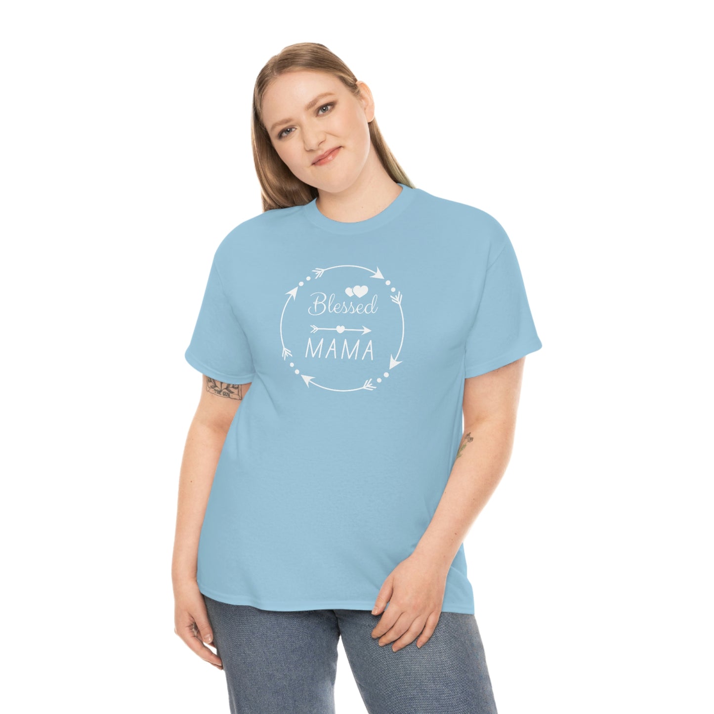 "Blessed Mama" Unisex Heavy Cotton Tee