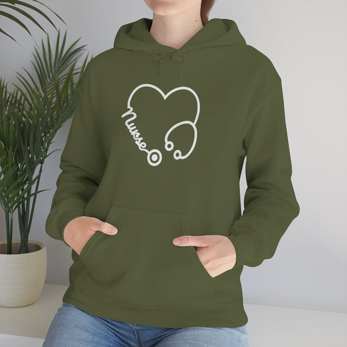 "Nurse" Unisex Heavy Blend™ Hooded Sweatshirt