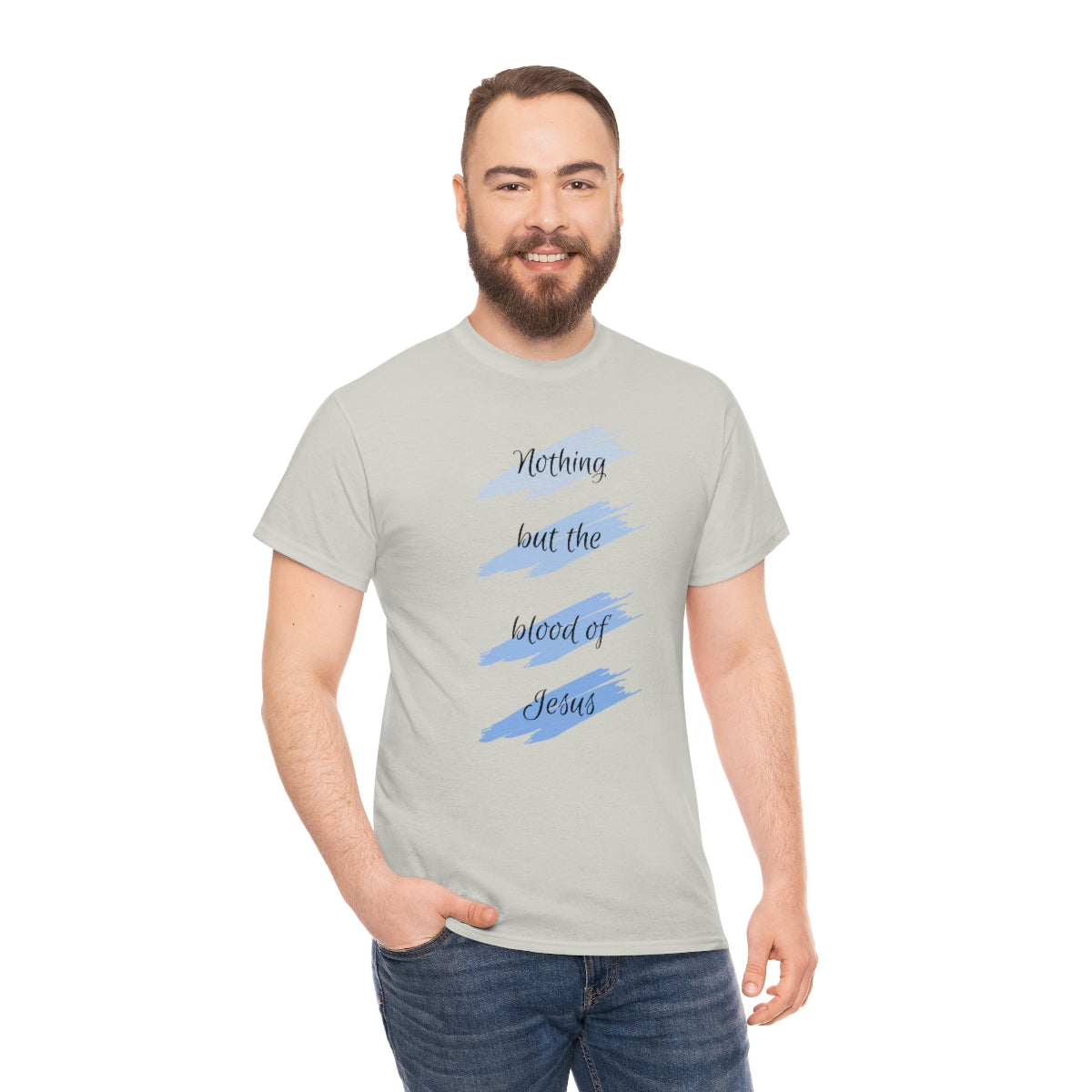 "Nothing But the Blood" Unisex Heavy Cotton Tee