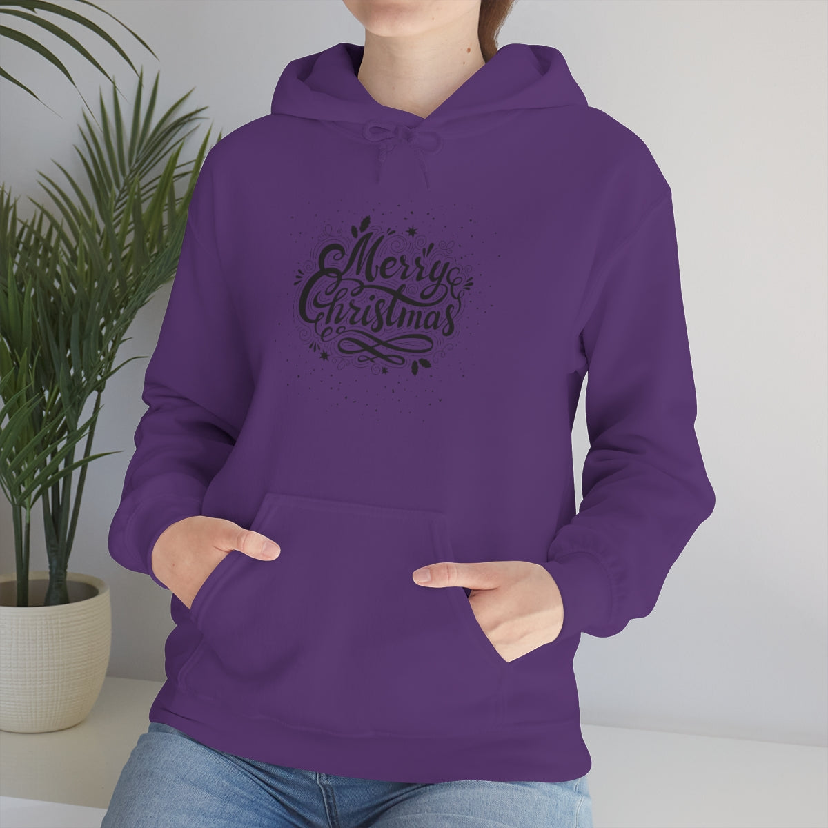 "Merry Christmas" Unisex Heavy Blend™ Hooded Sweatshirt