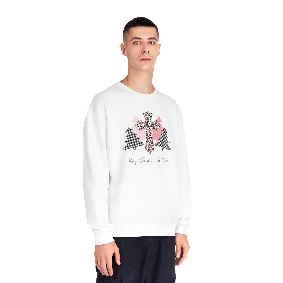 "Keep Christ in Christmas" Unisex NuBlend® Crewneck Sweatshirt