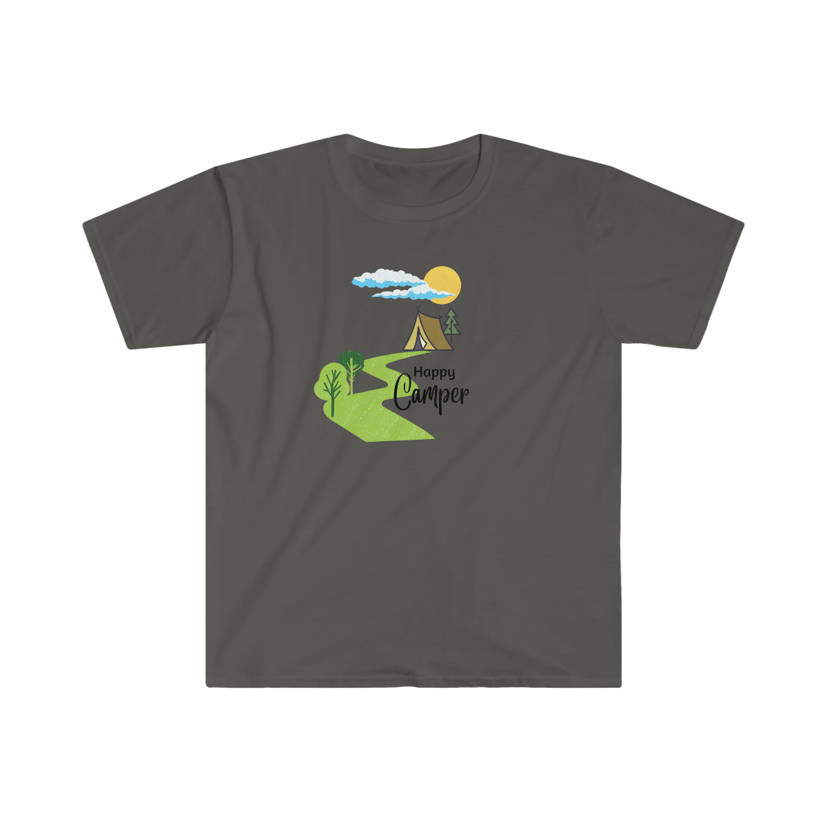"Happy Camper" Unisex Softstyle T-Shirt
