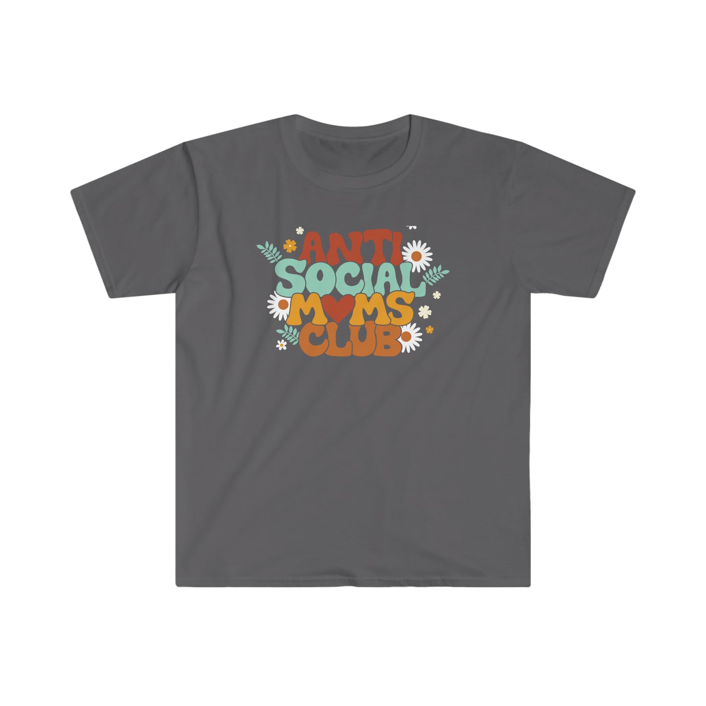 "Anti Social Moms Club" Unisex Softstyle T-Shirt