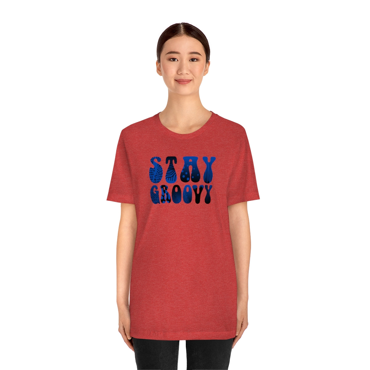 "Stay Groovy" Unisex Jersey Short Sleeve Tee