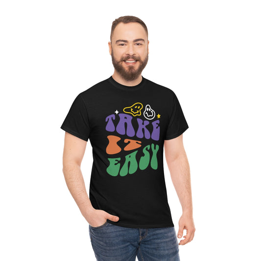 Take it Easy Unisex Heavy Cotton Tee