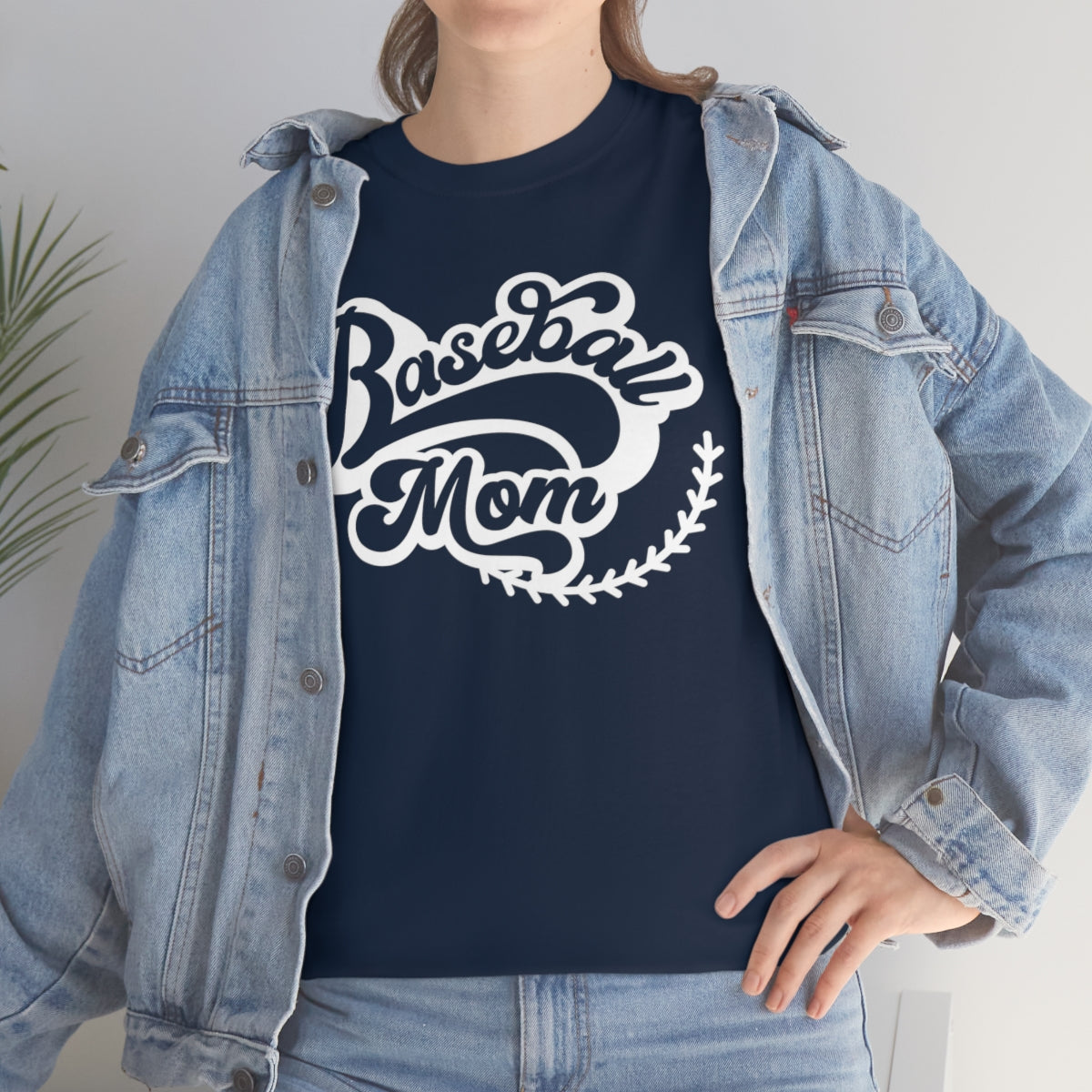"Baseball Mom" Unisex Heavy Cotton Tee