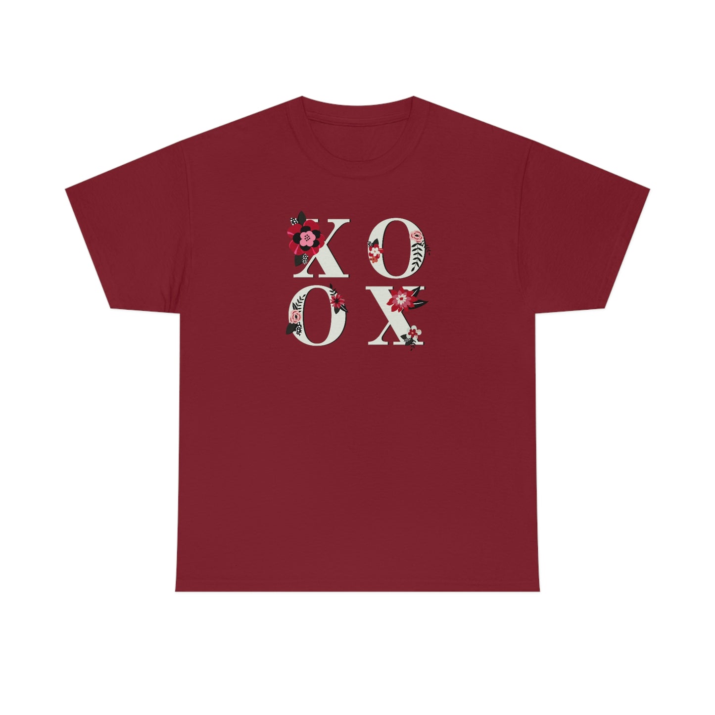 "XO OX" Unisex Heavy Cotton Tee