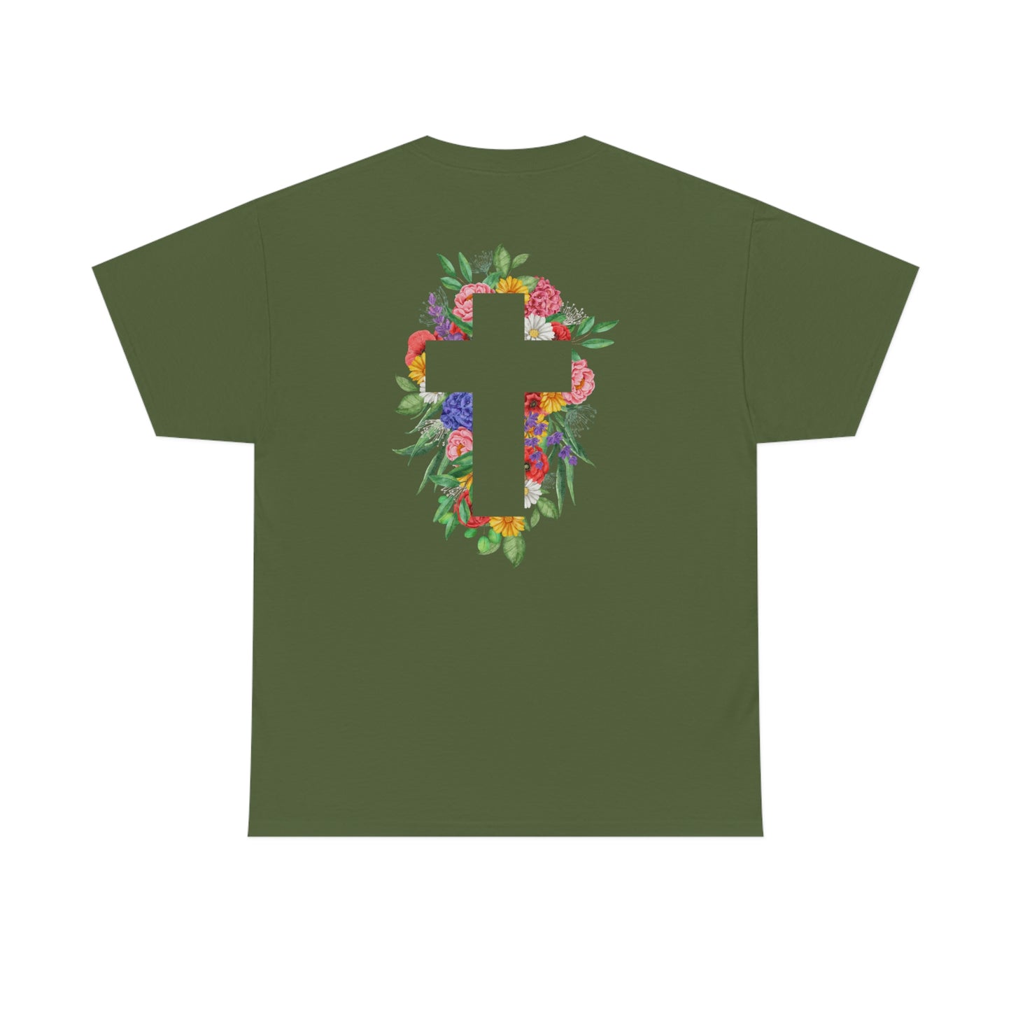 "Faith" (Front/Back Design) Unisex Heavy Cotton Tee