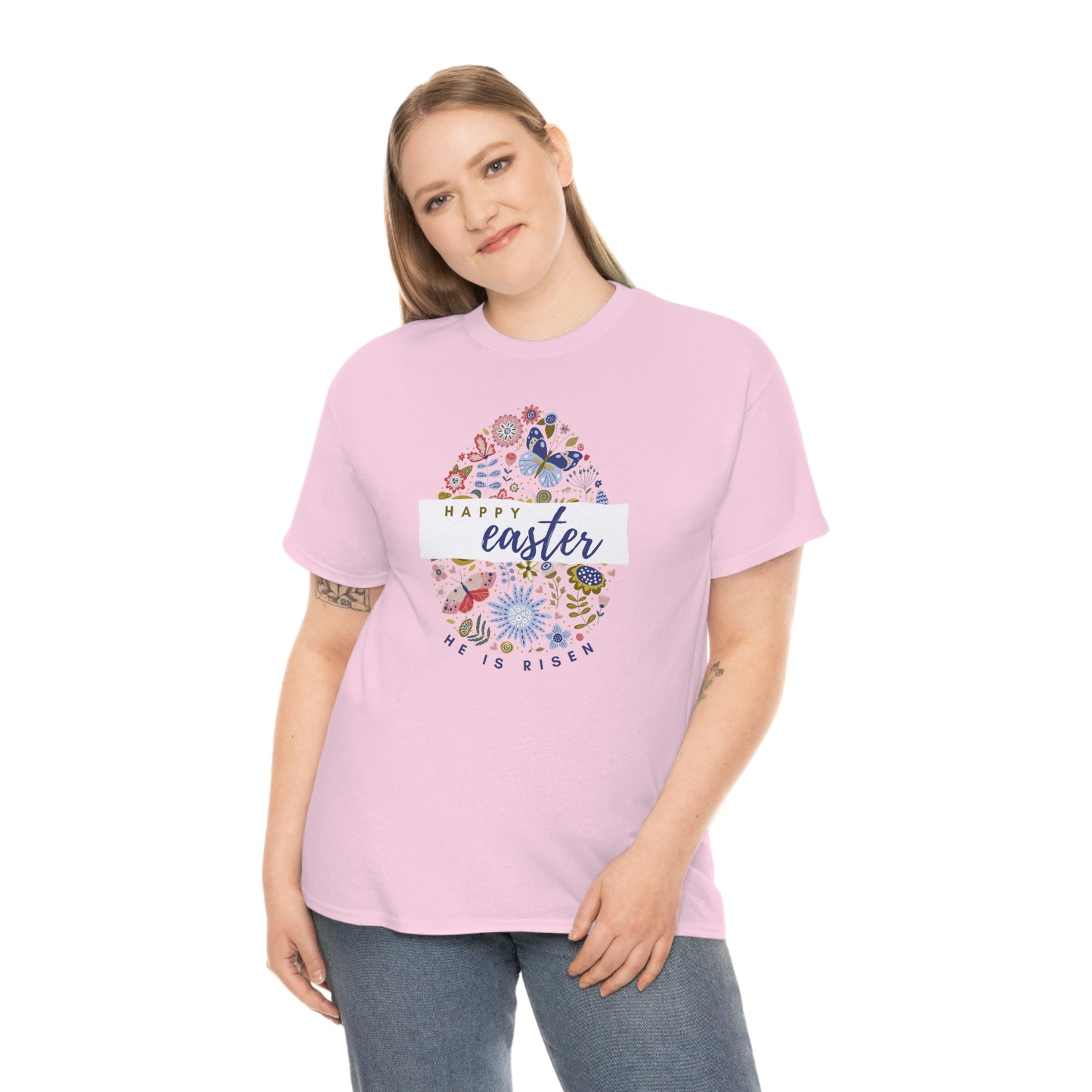 "Happy Easter" Unisex Heavy Cotton Tee