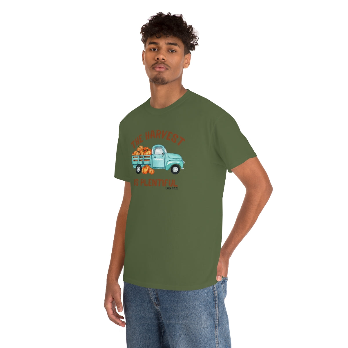 The Harvest is Plentiful Unisex Heavy Cotton Tee