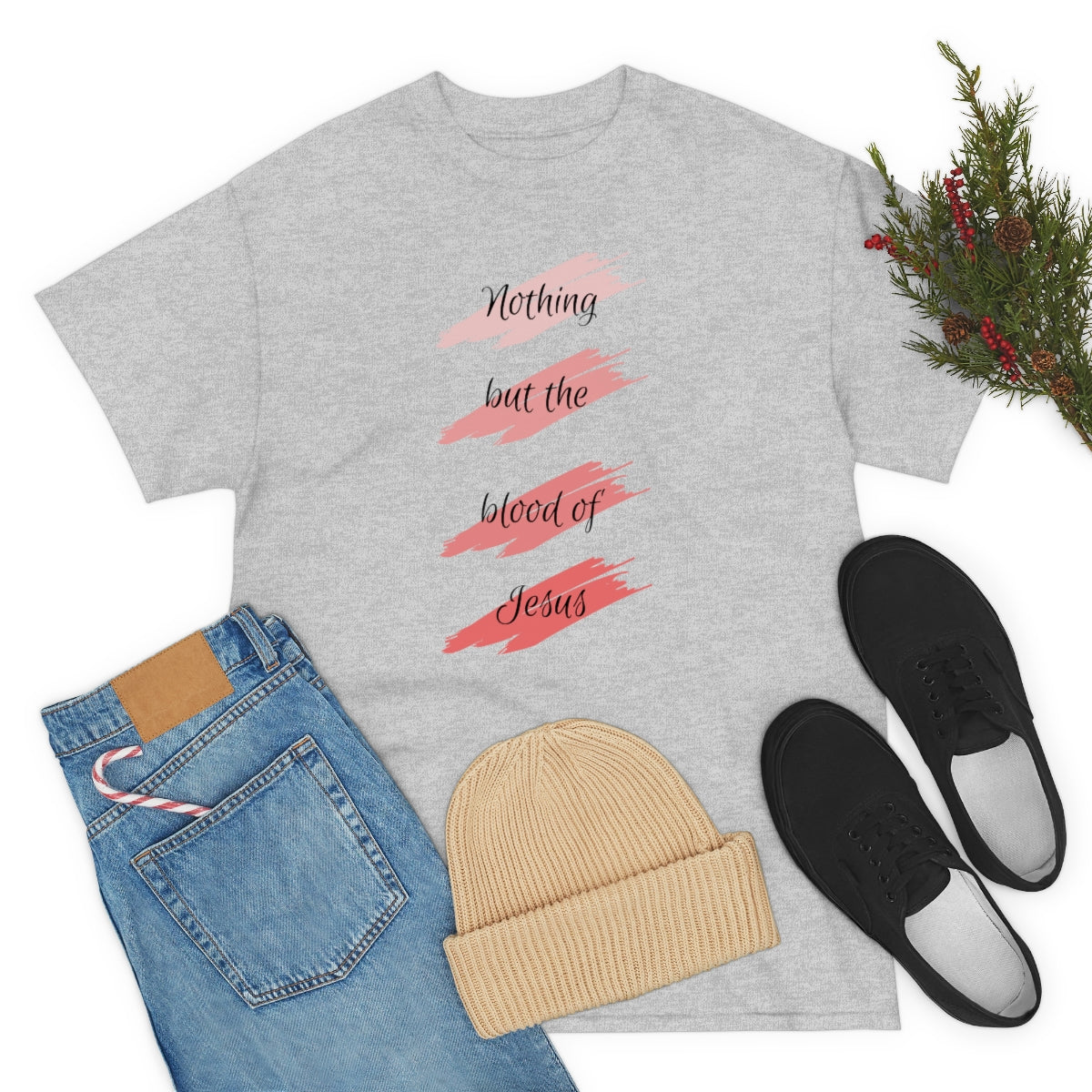 "Nothing But the Blood" Unisex Heavy Cotton Tee