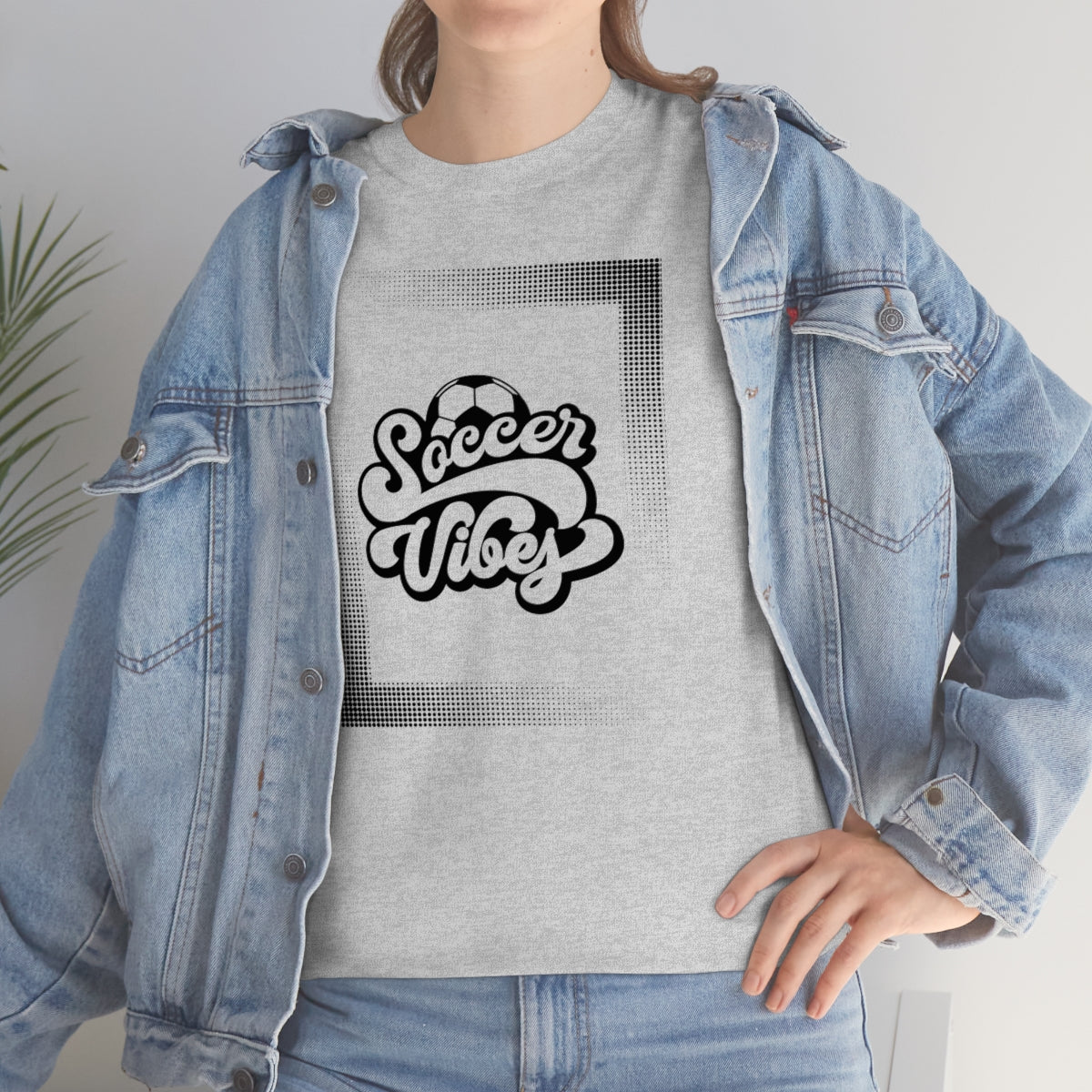 "Soccer Vibes" Unisex Heavy Cotton Tee