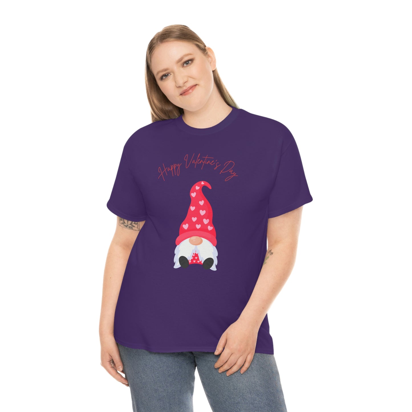 "Happy Valentine's Day" Unisex Heavy Cotton Tee