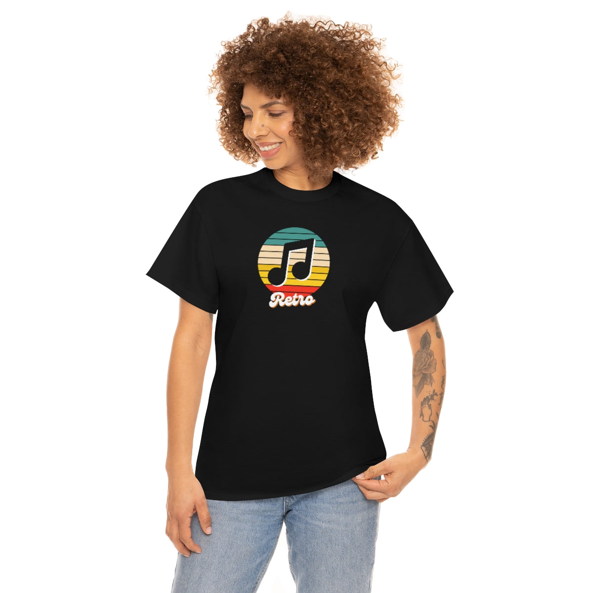 "Retro" Unisex Heavy Cotton Tee
