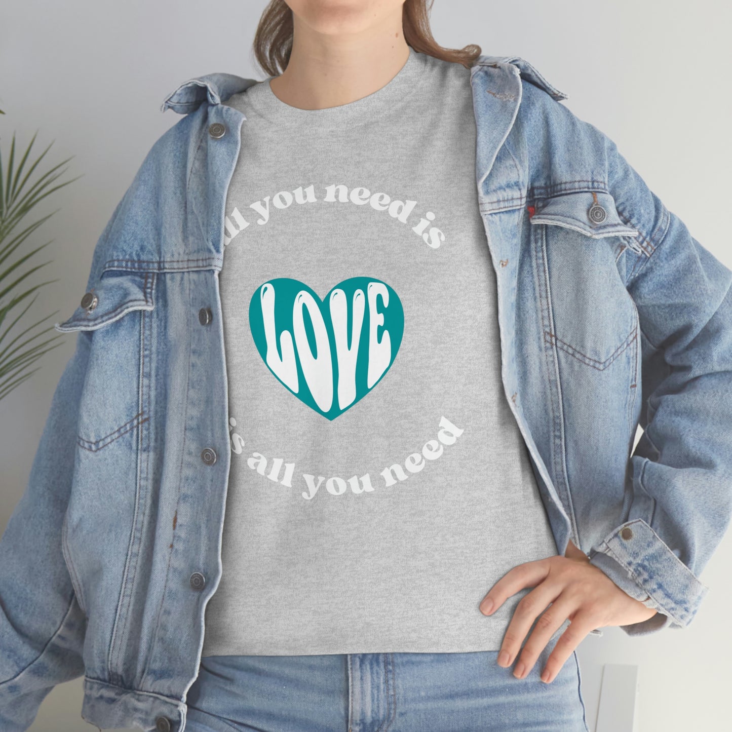 "Love" Unisex Heavy Cotton Tee