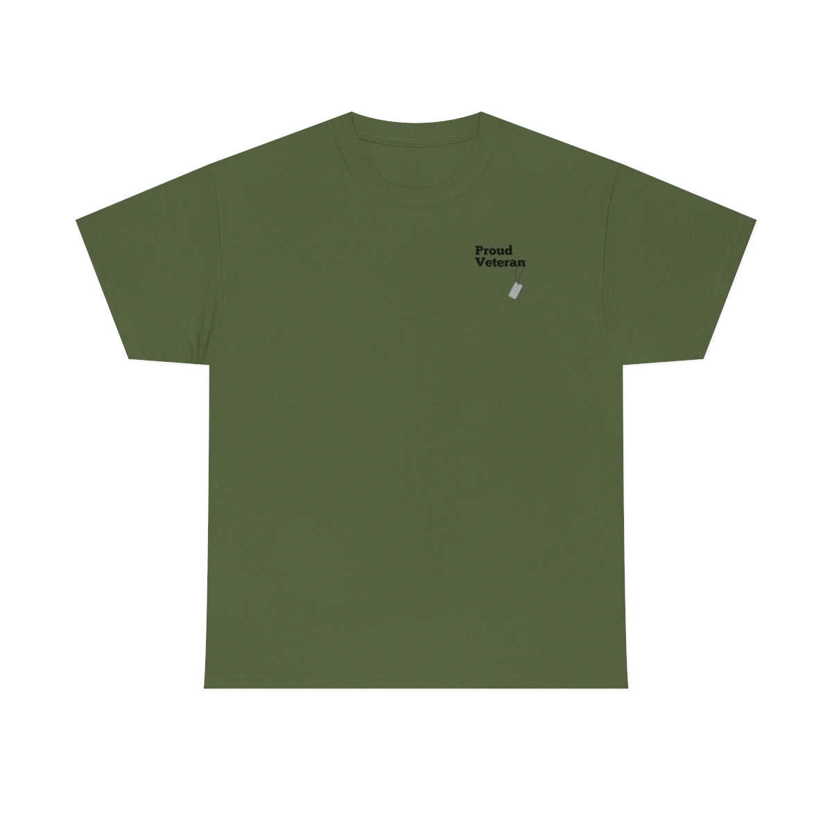 "Proud Veteran" Unisex Heavy Cotton Tee