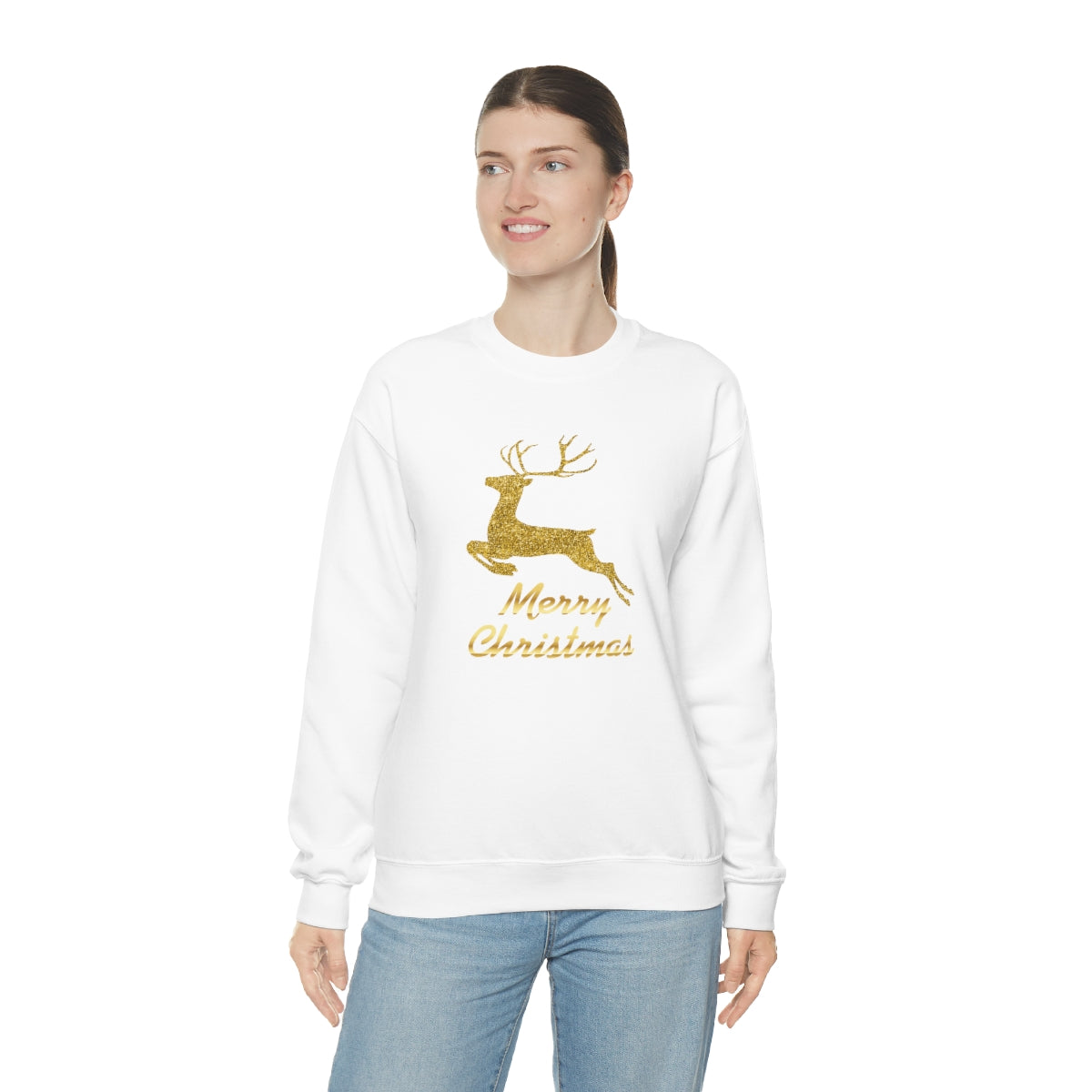 "Merry Christmas" Unisex Heavy Blend™ Crewneck Sweatshirt