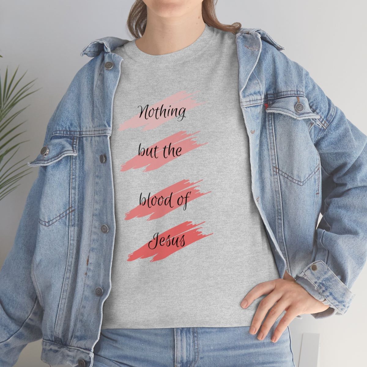 "Nothing But the Blood" Unisex Heavy Cotton Tee