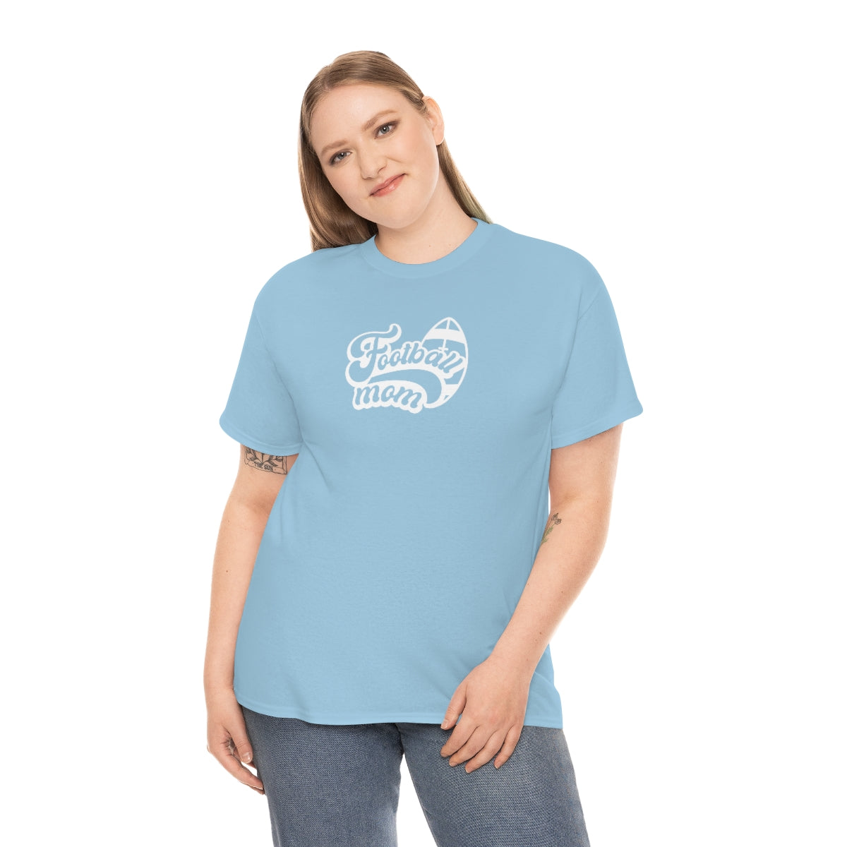 Football Mom Unisex Heavy Cotton Tee