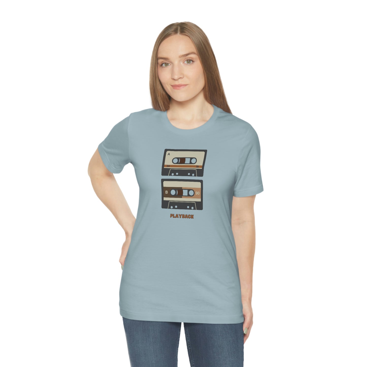 "Playback" Unisex Jersey Short Sleeve Tee