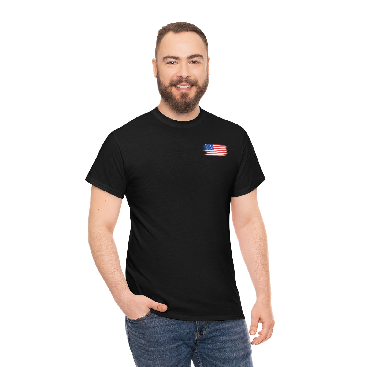 "Bald Eagle USA" Unisex Heavy Cotton Tee