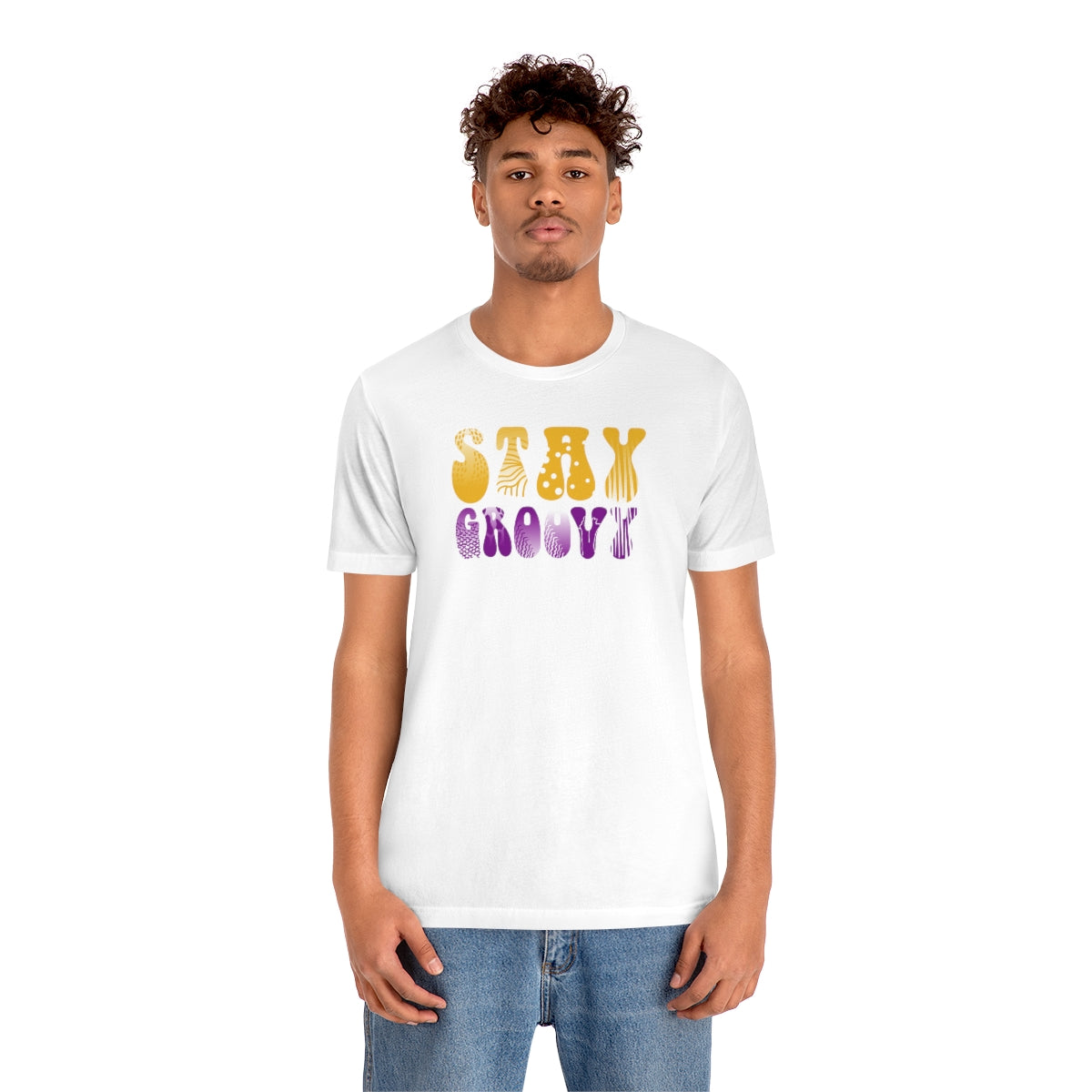 Stay Groovy Unisex Jersey Short Sleeve Tee