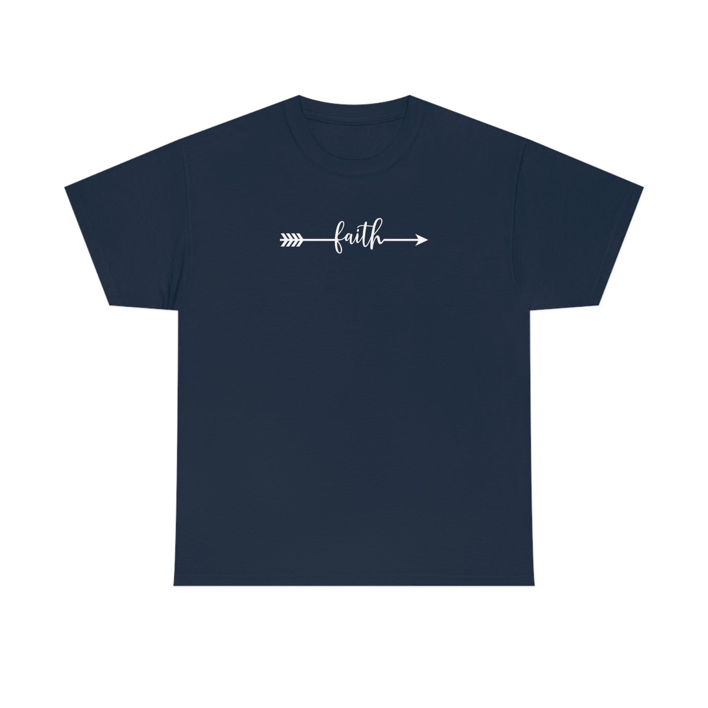 "Faith Arrow" Unisex Heavy Cotton Tee