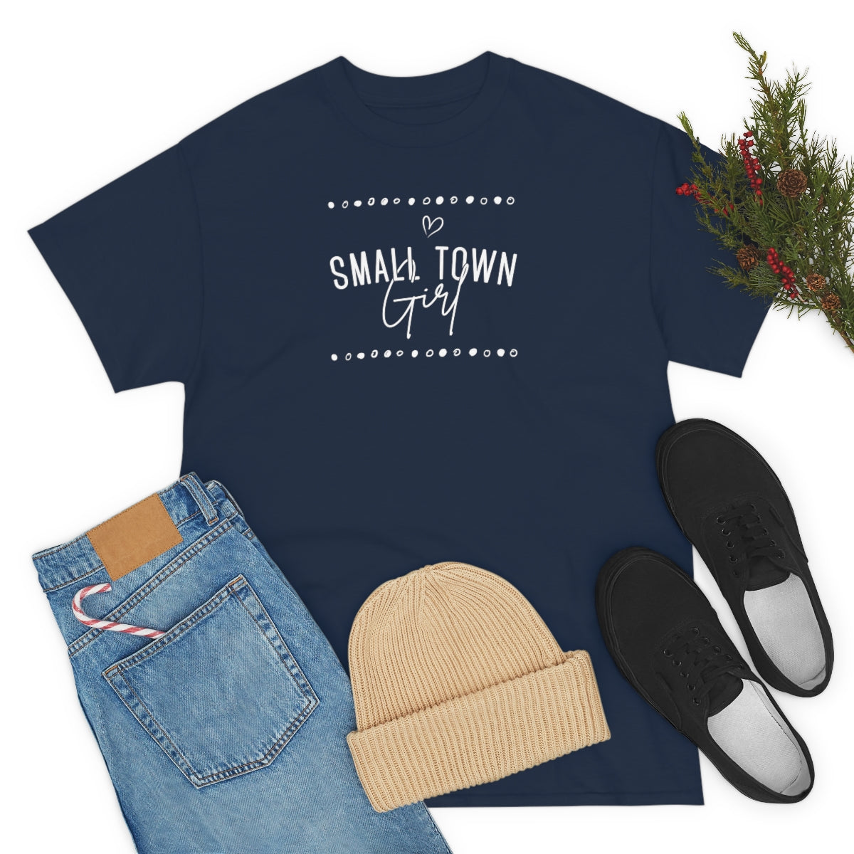 "Small Town Girl" Unisex Heavy Cotton Tee