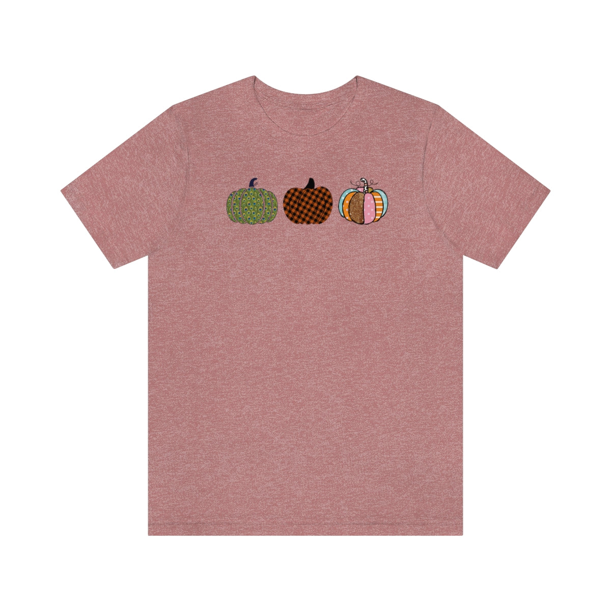 "Triple Pumpkins" Unisex Jersey Short Sleeve Tee