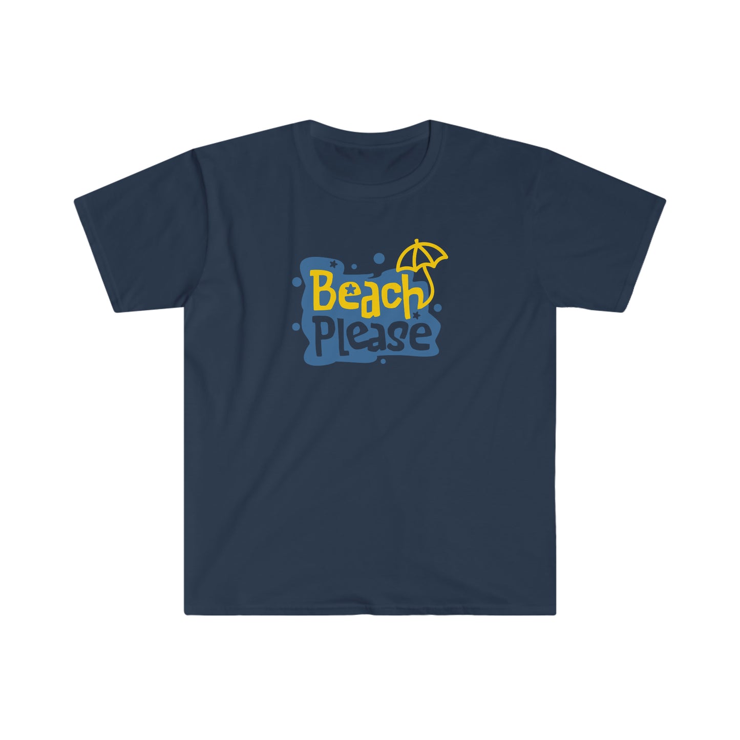 "Beach Please" Unisex Softstyle T-Shirt