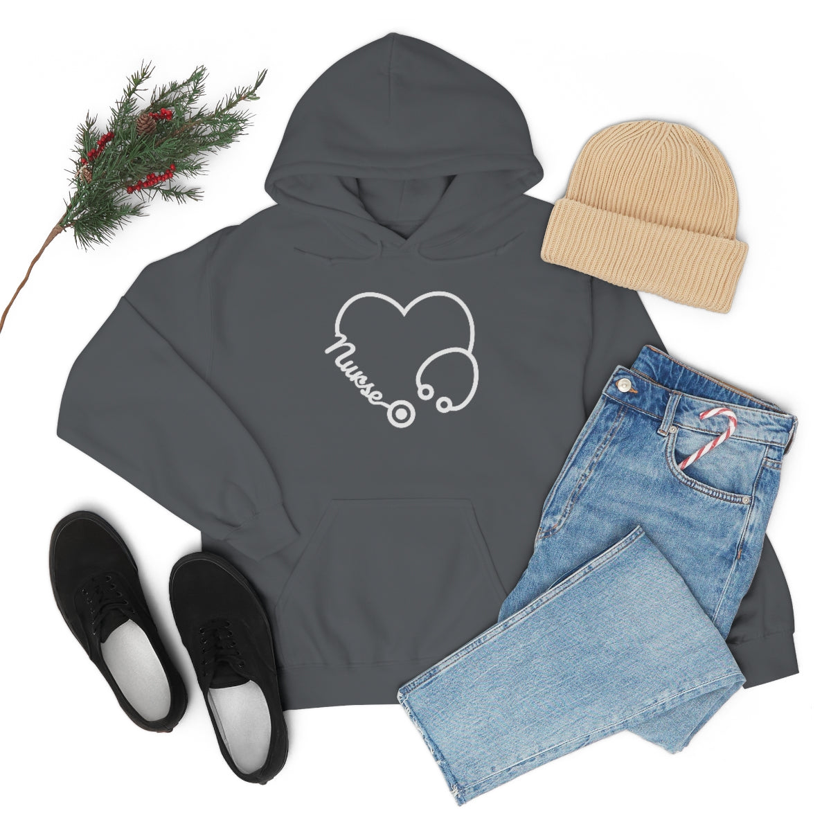"Nurse" Unisex Heavy Blend™ Hooded Sweatshirt