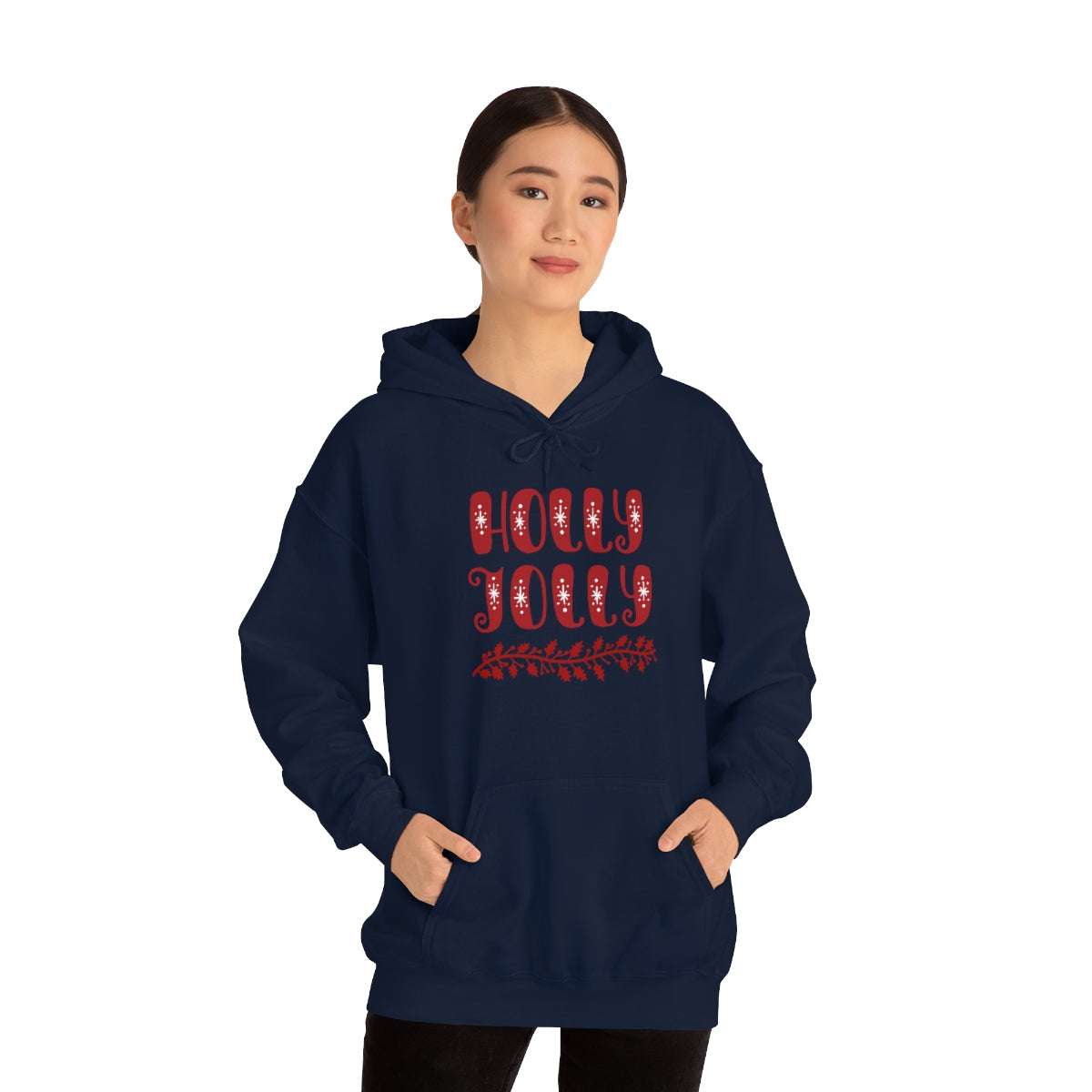 "Holly Jolly" Unisex Heavy Blend™ Hooded Sweatshirt
