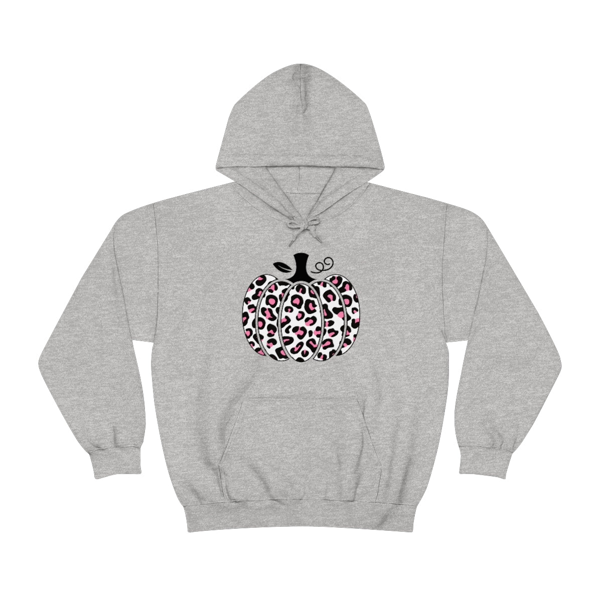"Pink Leopard Pumpkin" Unisex Heavy Blend™ Hooded Sweatshirt