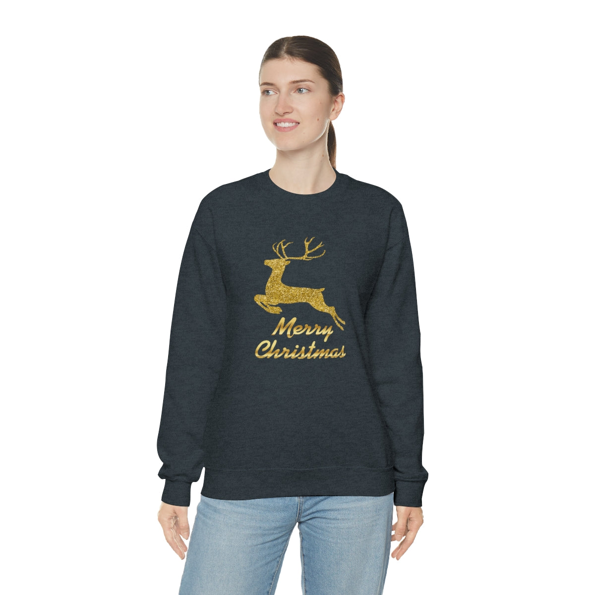 "Merry Christmas" Unisex Heavy Blend™ Crewneck Sweatshirt