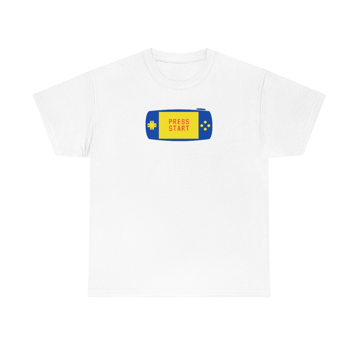 "Press Start" Unisex Heavy Cotton Tee