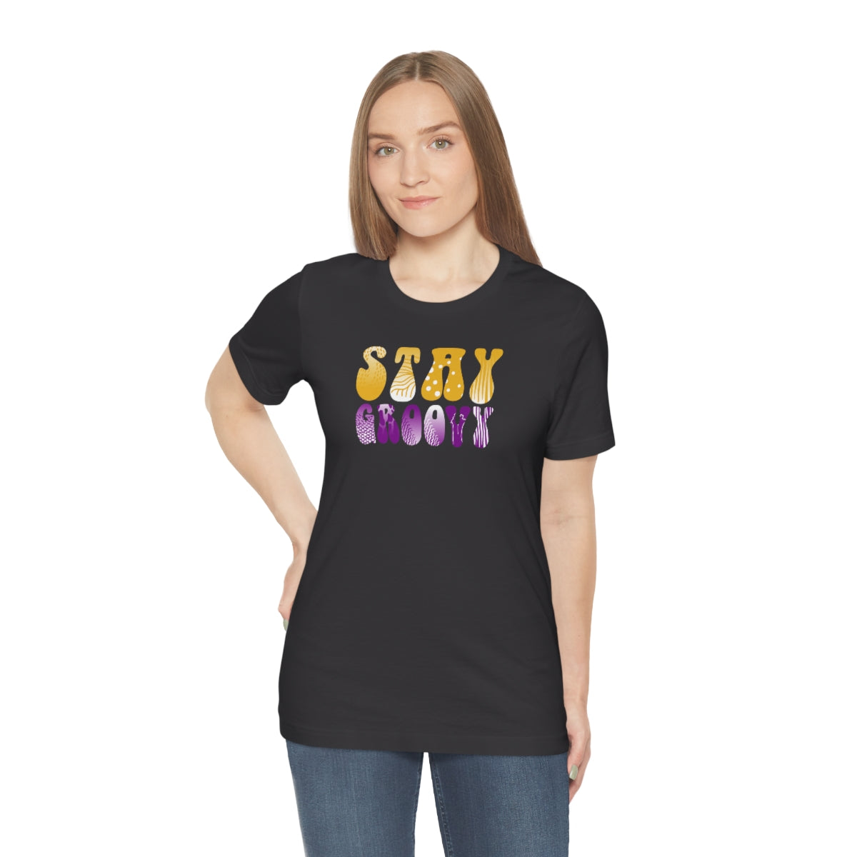 Stay Groovy Unisex Jersey Short Sleeve Tee