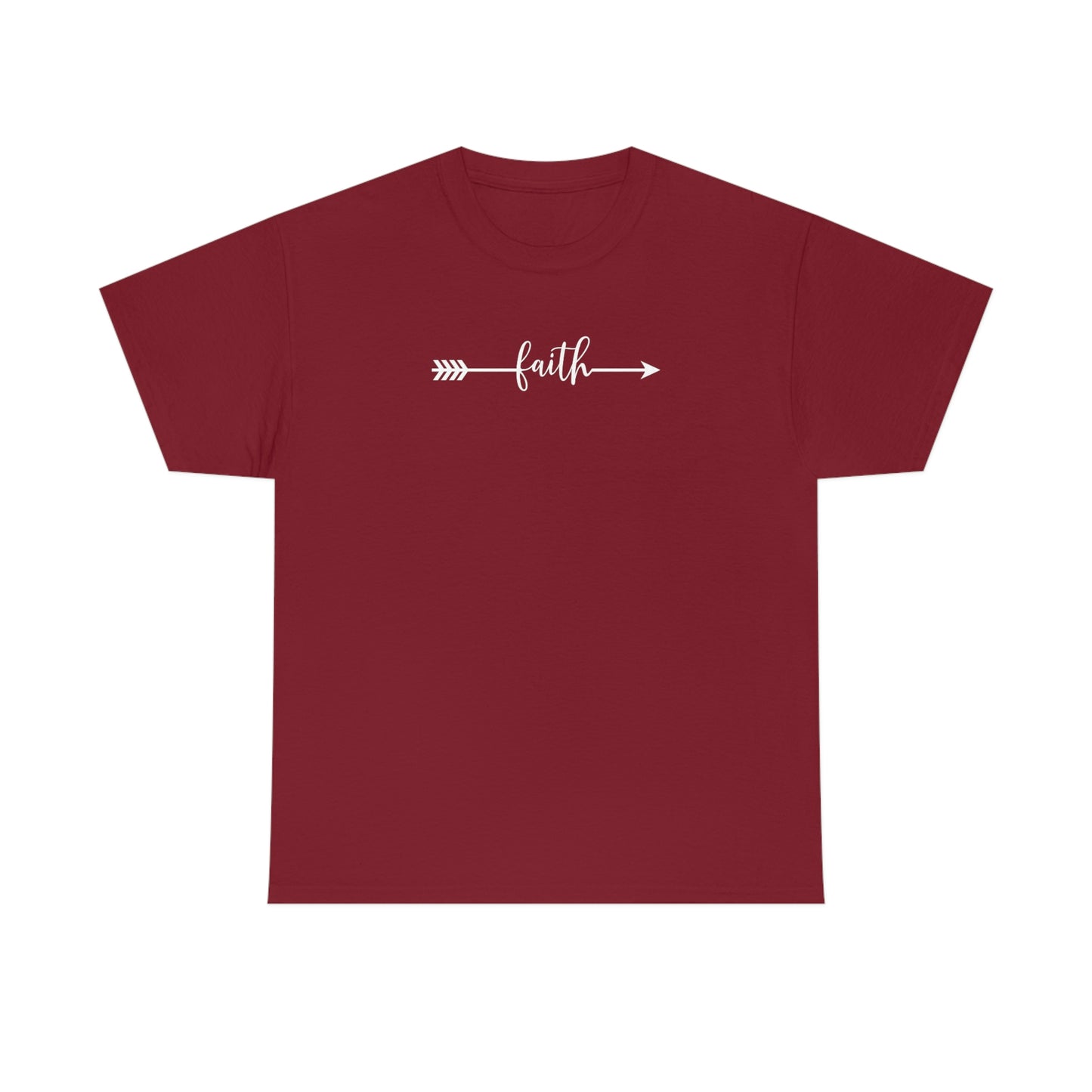 "Faith Arrow" Unisex Heavy Cotton Tee