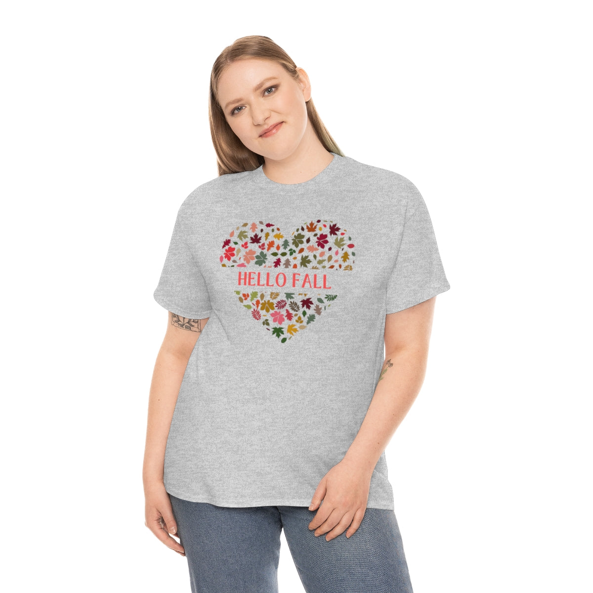 Hello Fall Unisex Heavy Cotton Tee