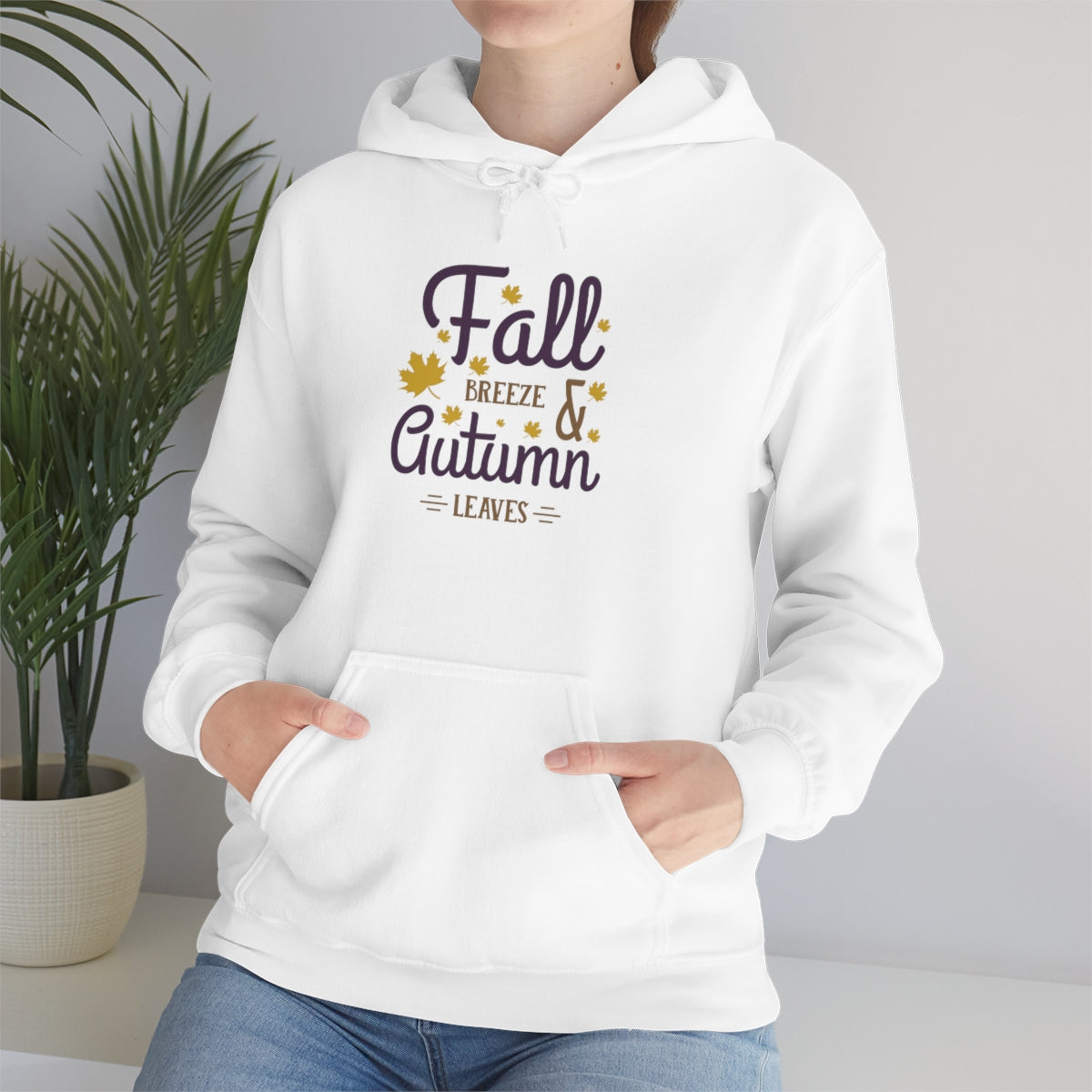 "Fall Breeze" Unisex Heavy Blend™ Hooded Sweatshirt