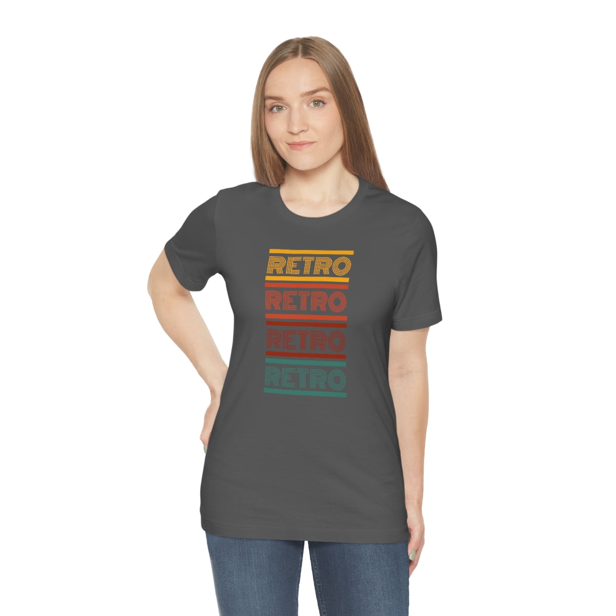 Retro Unisex Jersey Short Sleeve Tee