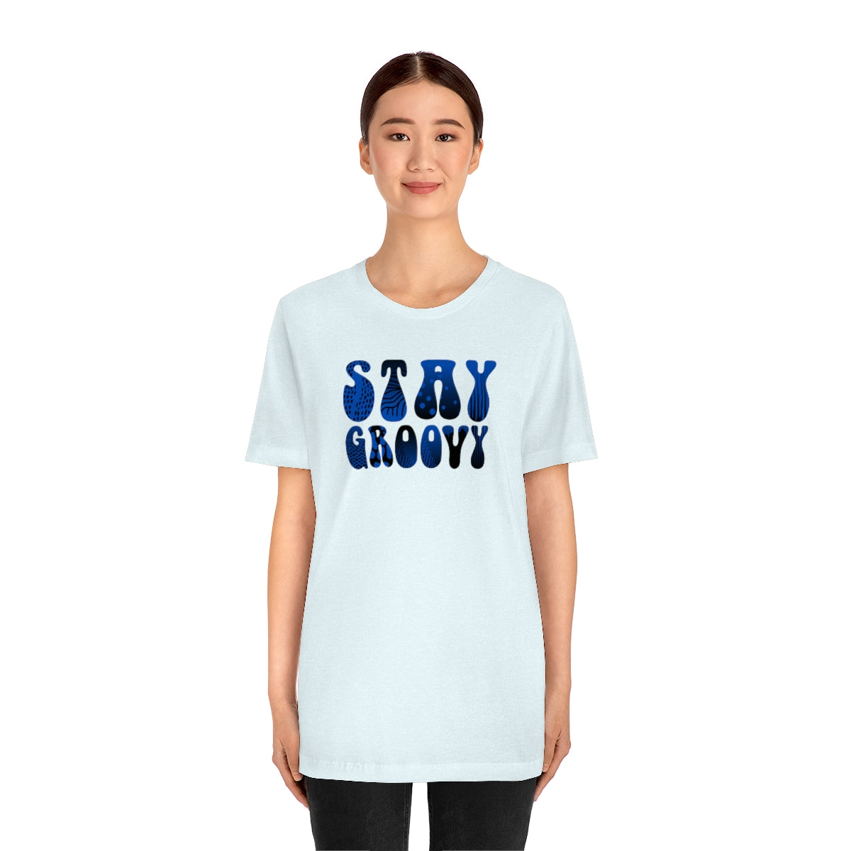 "Stay Groovy" Unisex Jersey Short Sleeve Tee