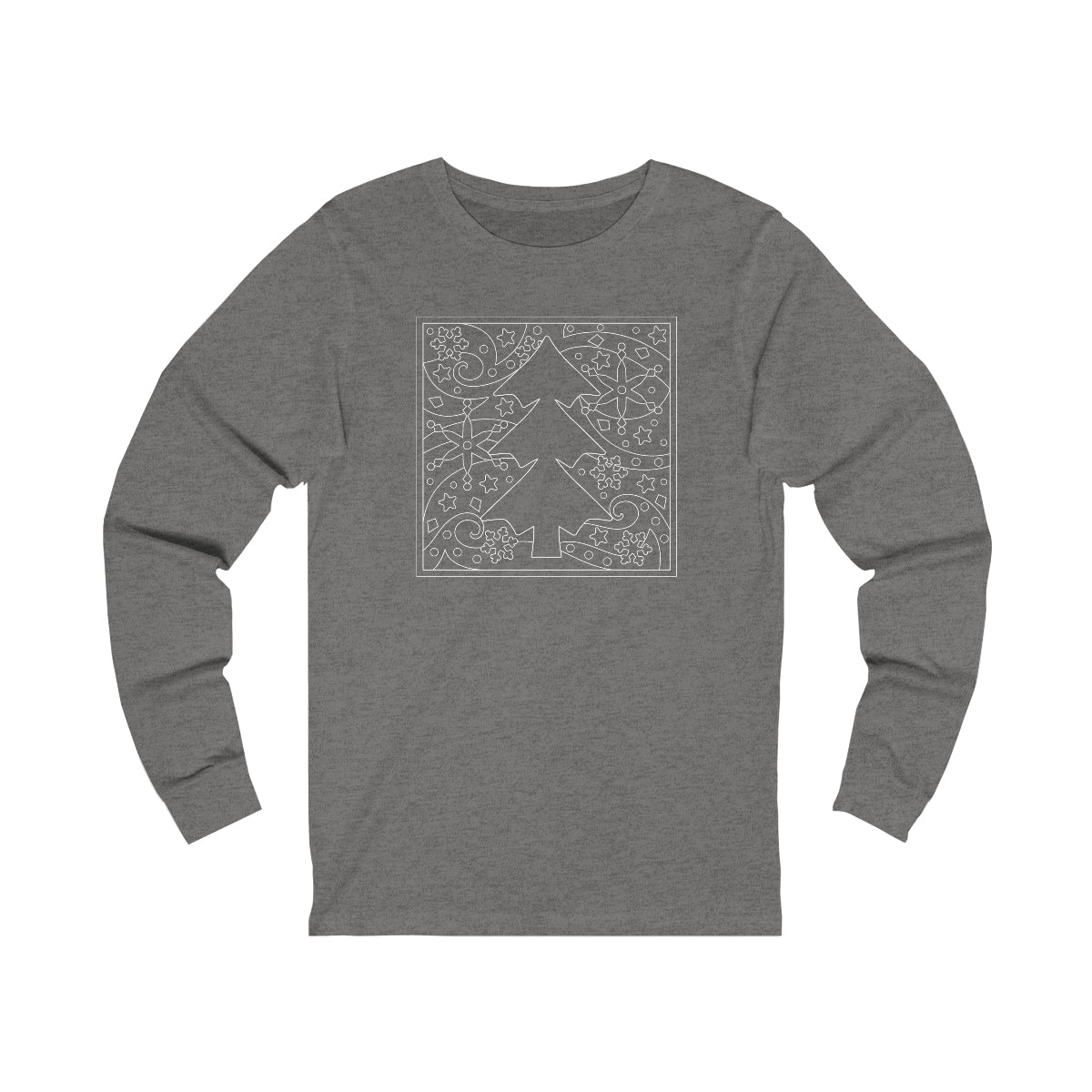 "Christmas Tree" Unisex Jersey Long Sleeve Tee