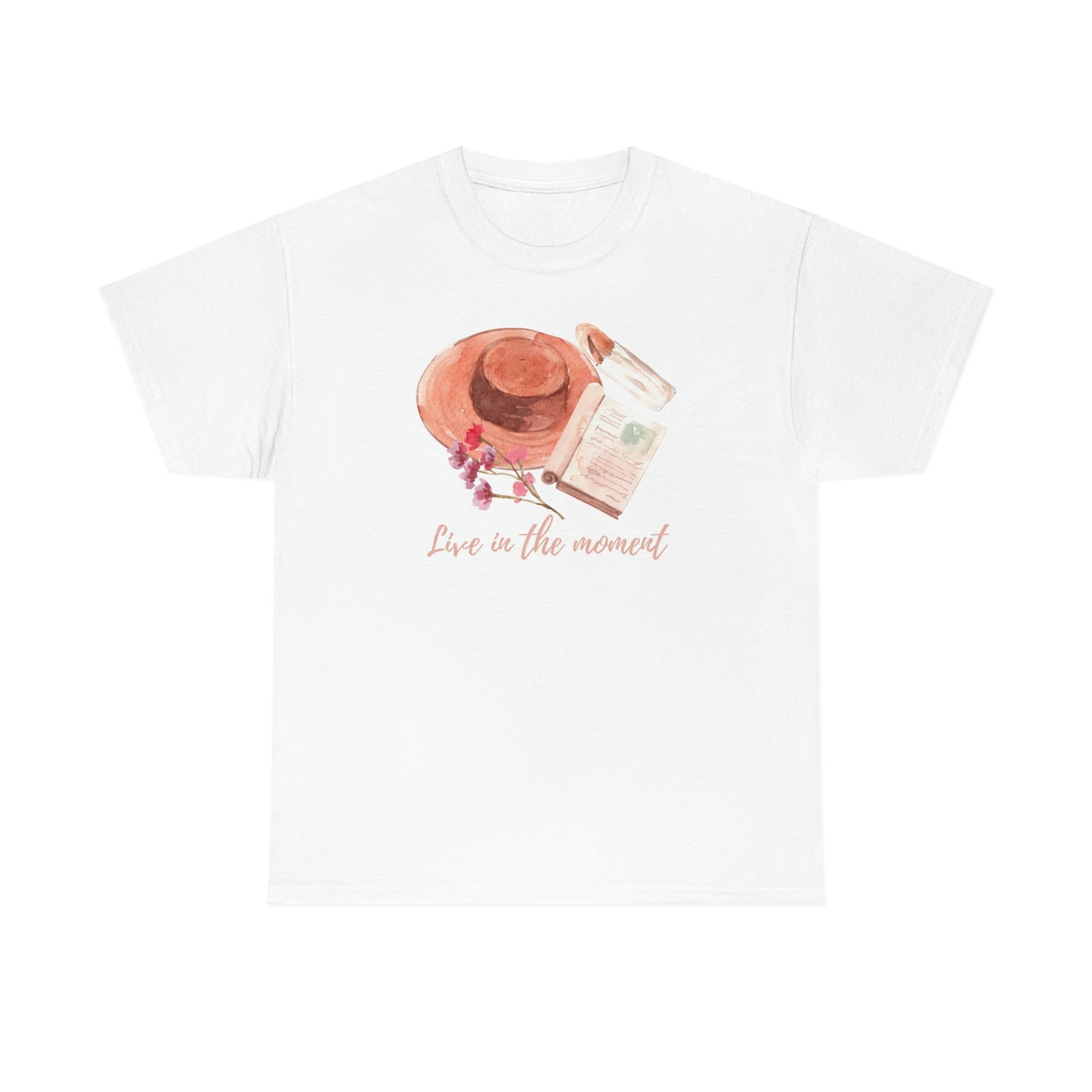 "Live in the Moment" Unisex Heavy Cotton Tee