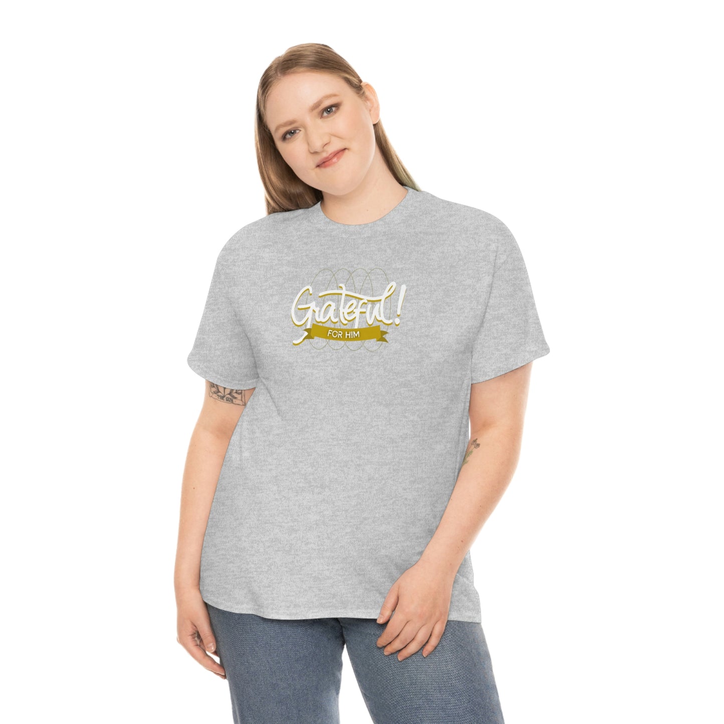 "Grateful" Unisex Heavy Cotton Tee
