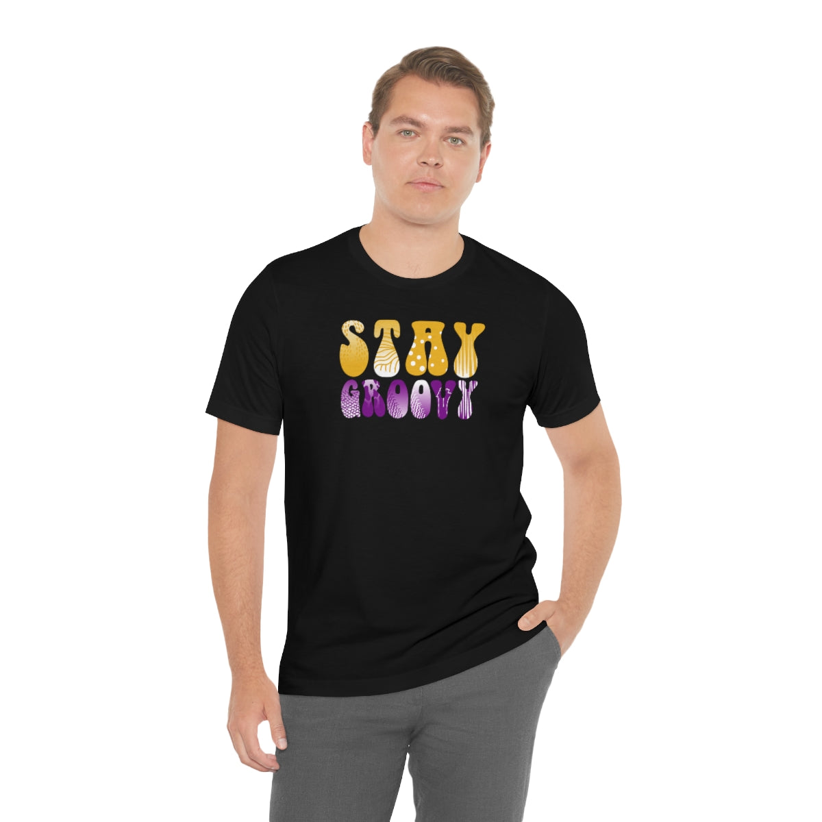 Stay Groovy Unisex Jersey Short Sleeve Tee